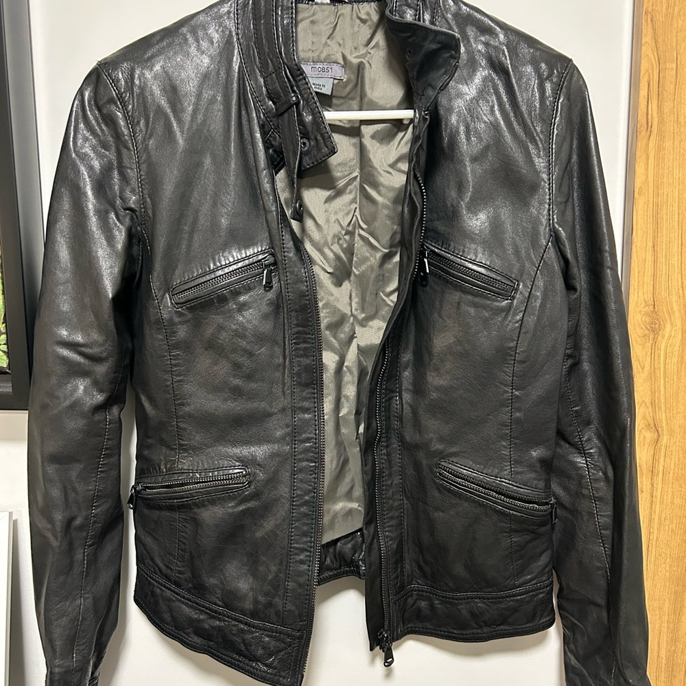 Women’s Black Leather Jacket